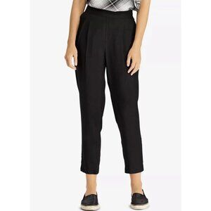 Lauren Ralph Lauren Womens Plus Black Viscose Cropped Pants Pull On size 14W